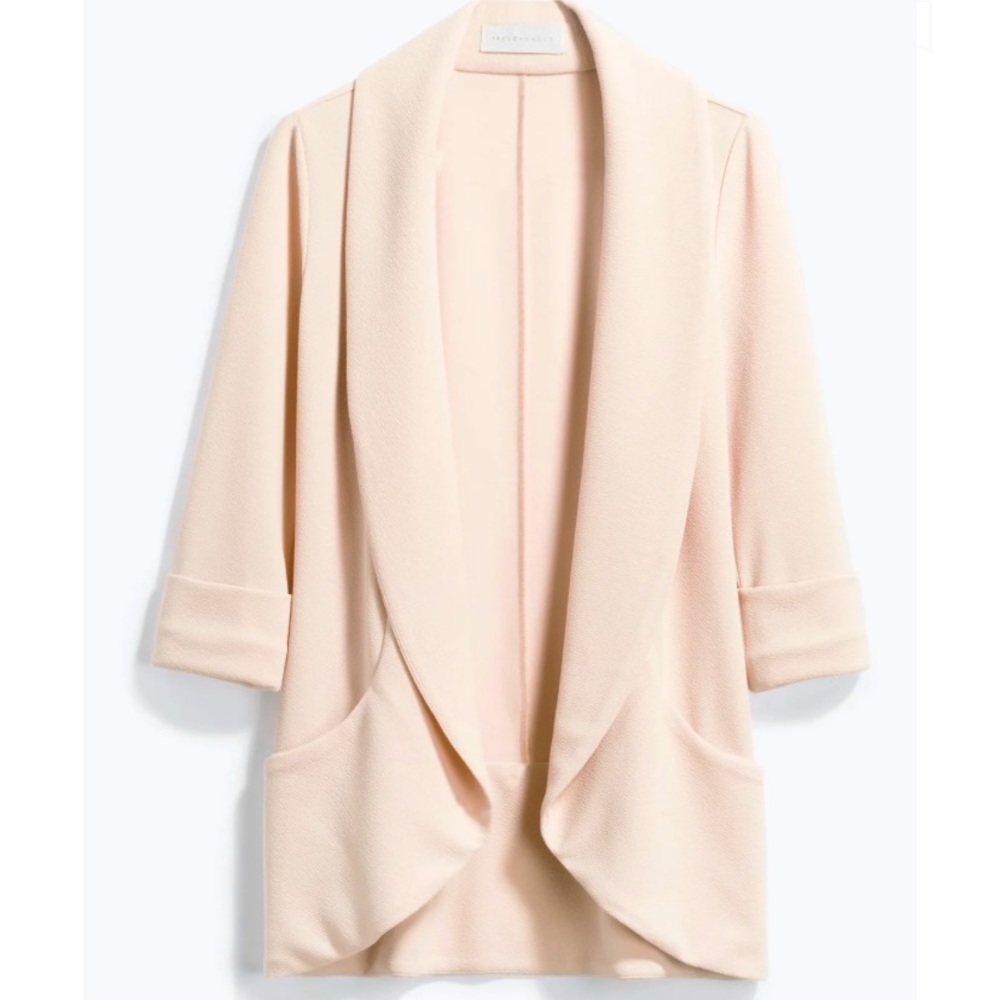 Blush light blazer